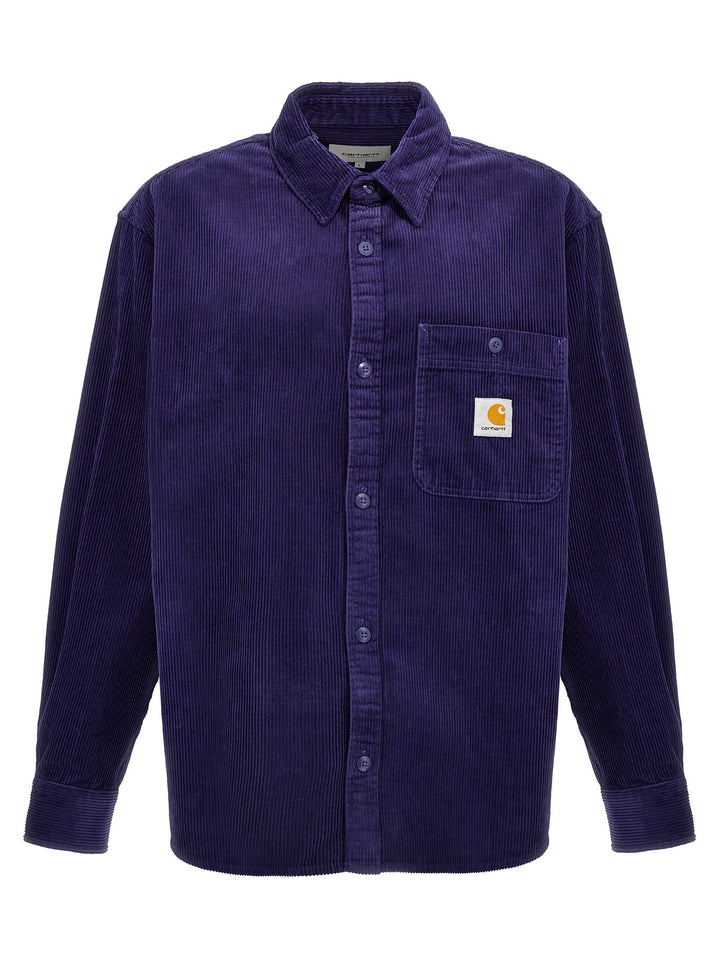 L/S Flint Shirt, Blouse Purple