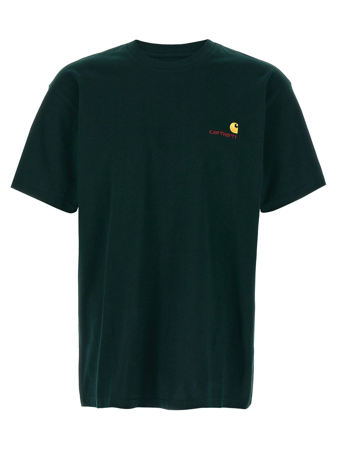 Carhartt Wip American Script T-shirt - Green | 1607c2a625e0b7fdc6a07eb92a14025048219202