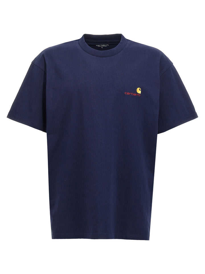 American Script T-Shirt Blue