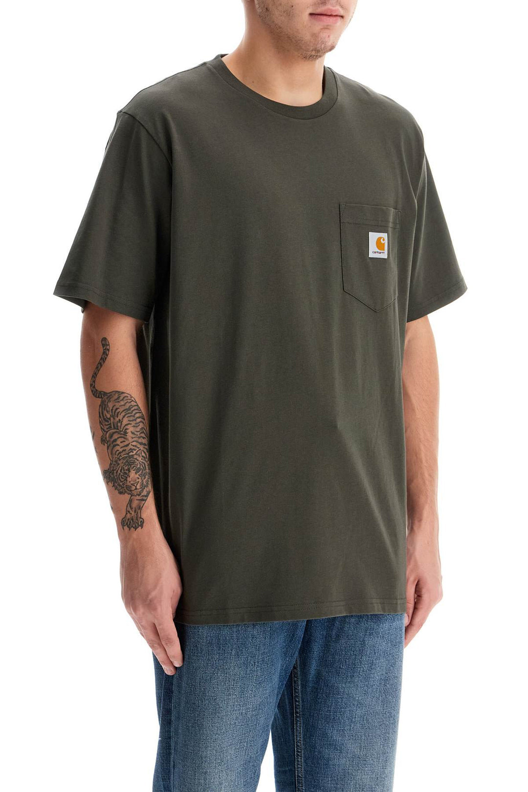 T Shirt With Chest Pocket