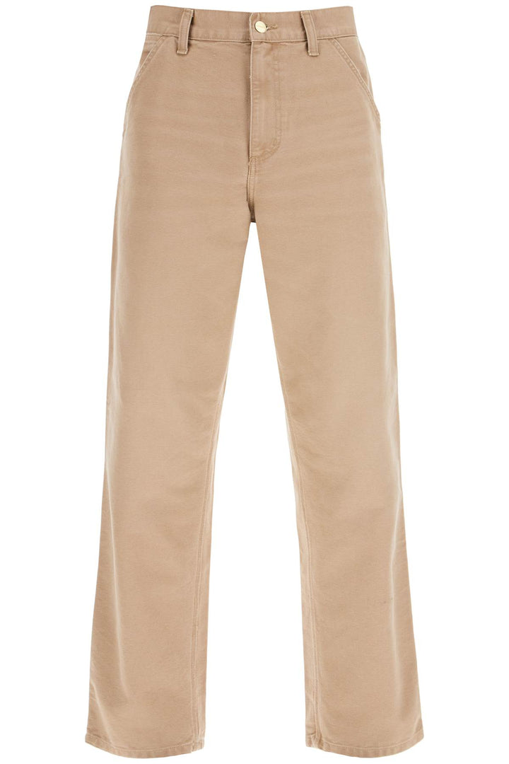 Pantaloni In Canvas Single Knee