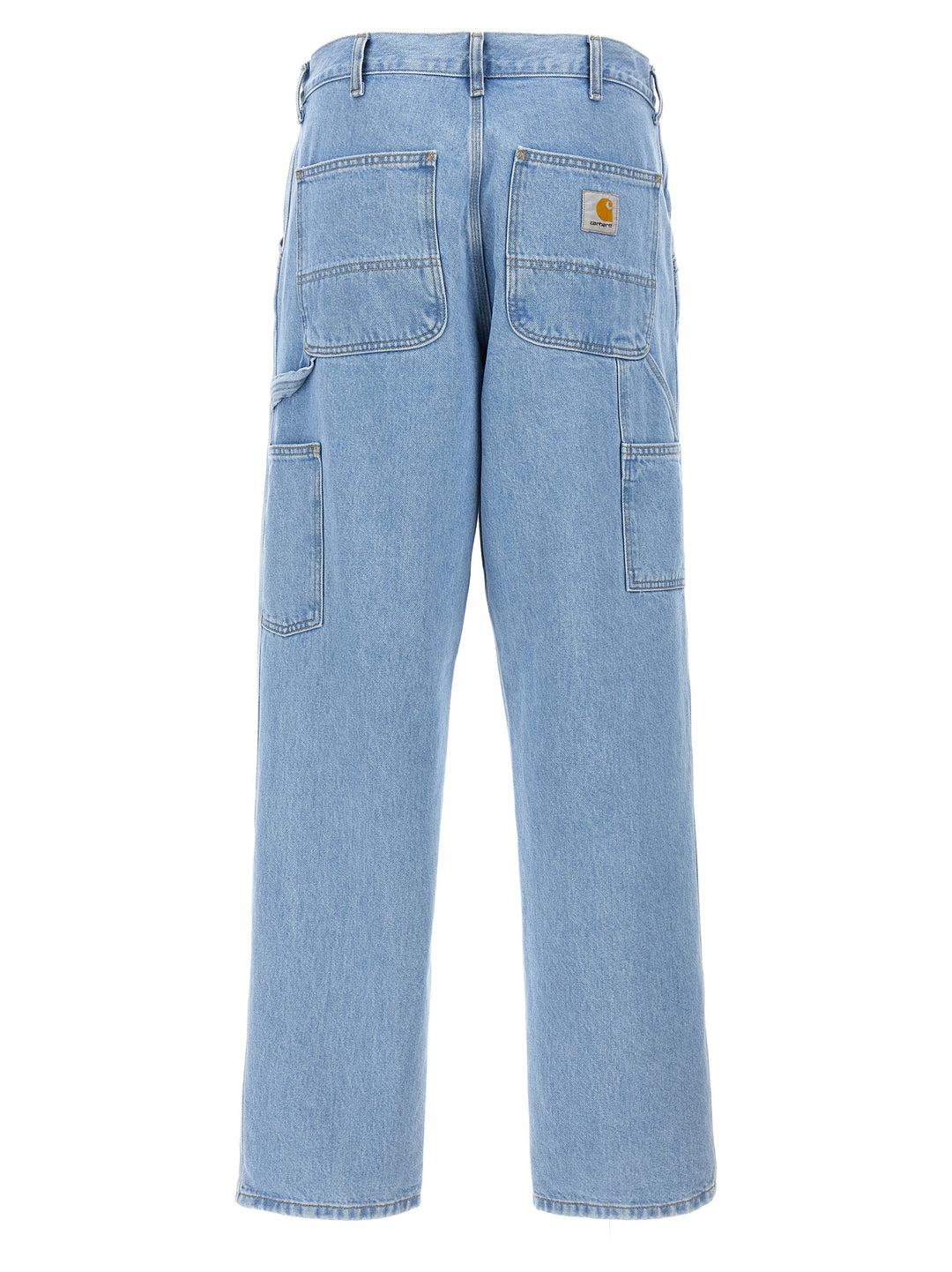 Single Knee Jeans Light Blue