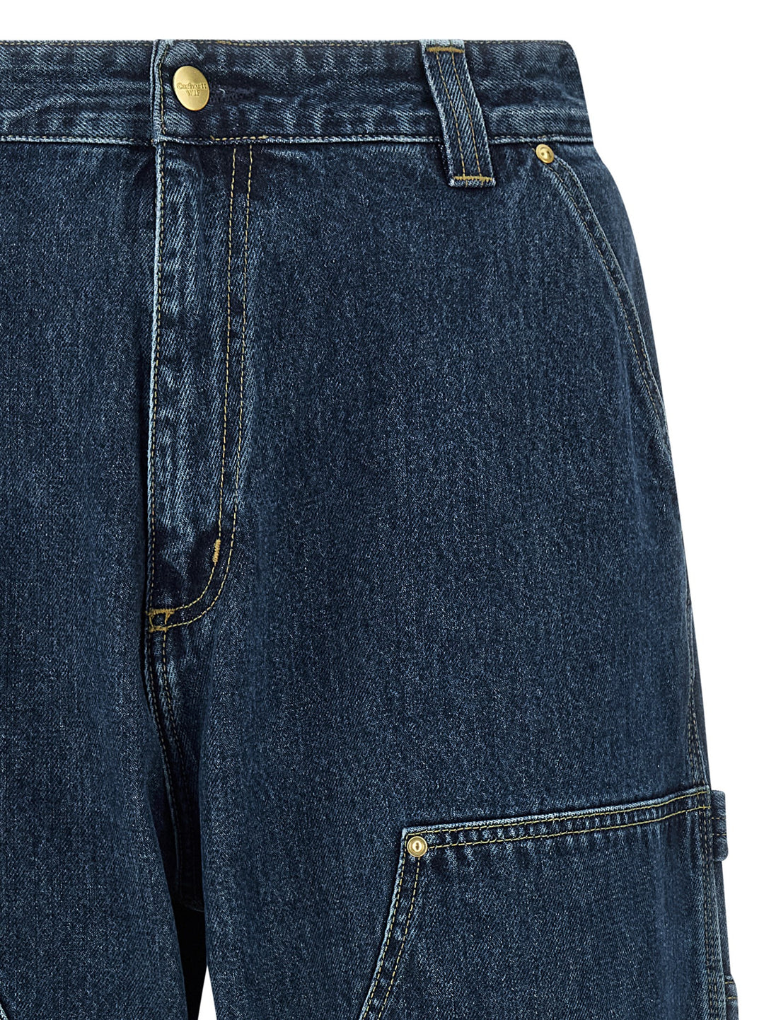 Carhartt Wip Nash Double Knee Jeans - Blue | 653e47b9cb0b3fd4554b4ecaa3fbf81f2a49fb63
