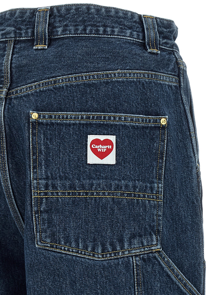 Carhartt Wip Nash Double Knee Jeans - Blue | 90dd732b47e6af004578124278a313b645f964e4