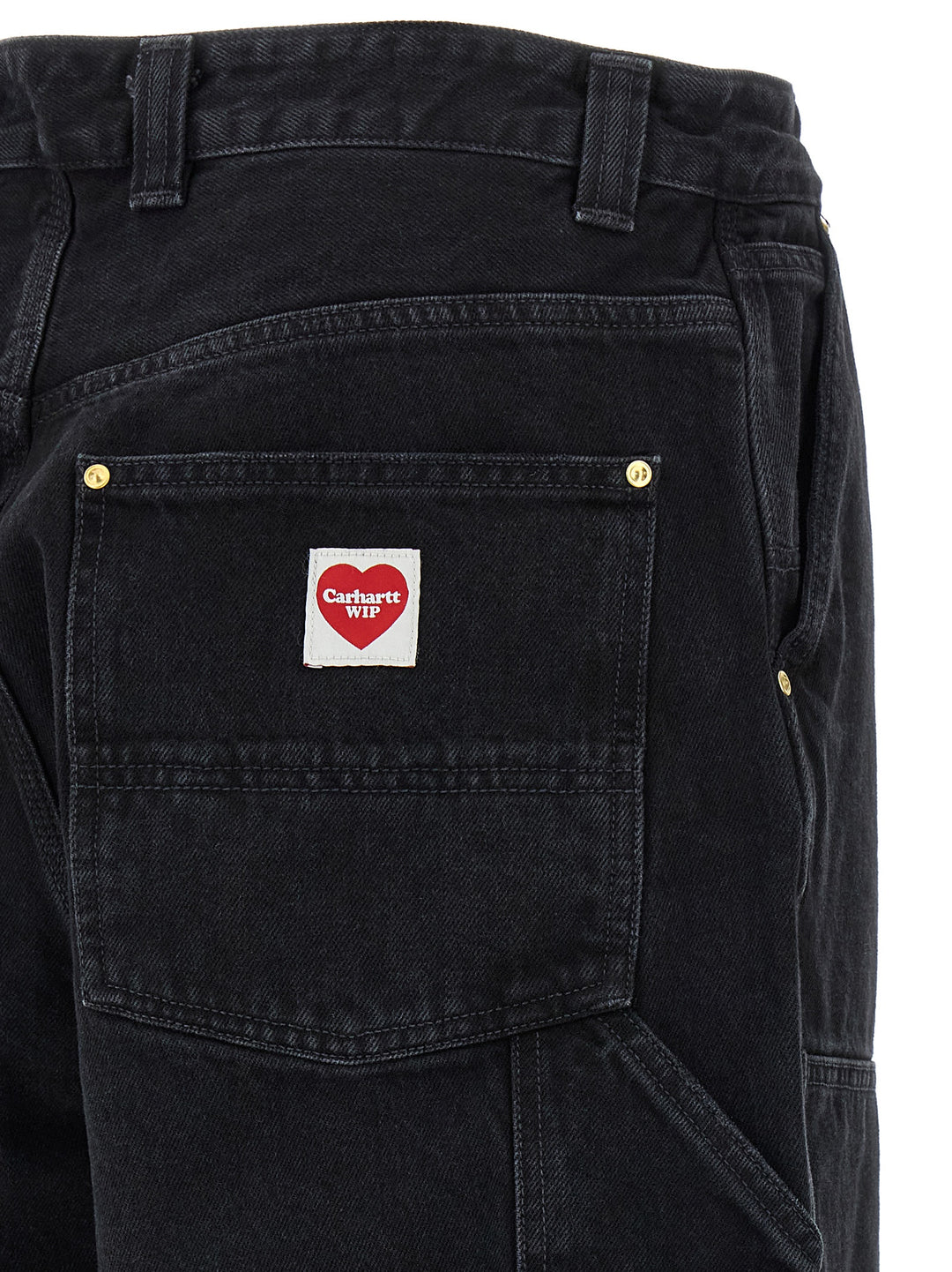 Carhartt Wip Nash Double Knee Jeans - Black | 3da3d821e4015a8790d2c67921299150cabeb0ba