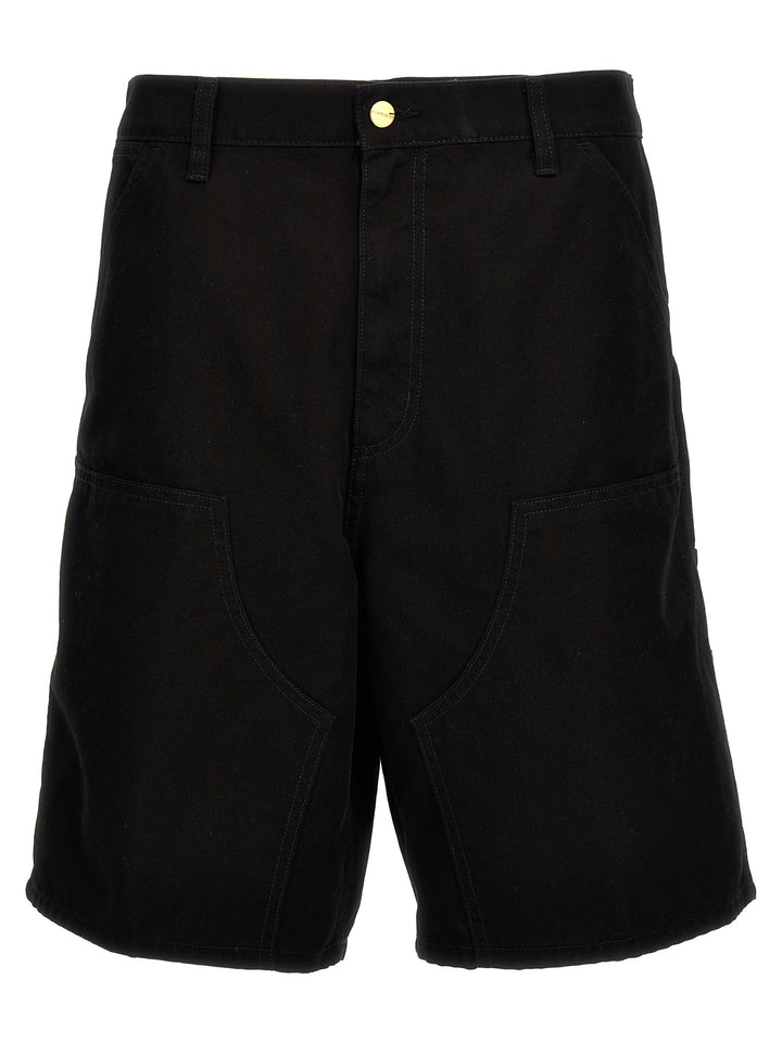 Double Knee Bermuda, Short Black