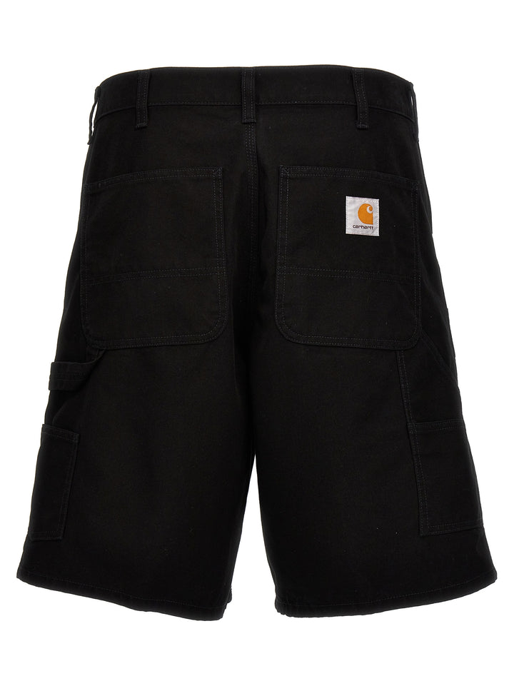 Double Knee Bermuda, Short Black