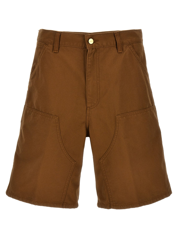 Double Knee Bermuda, Short Brown