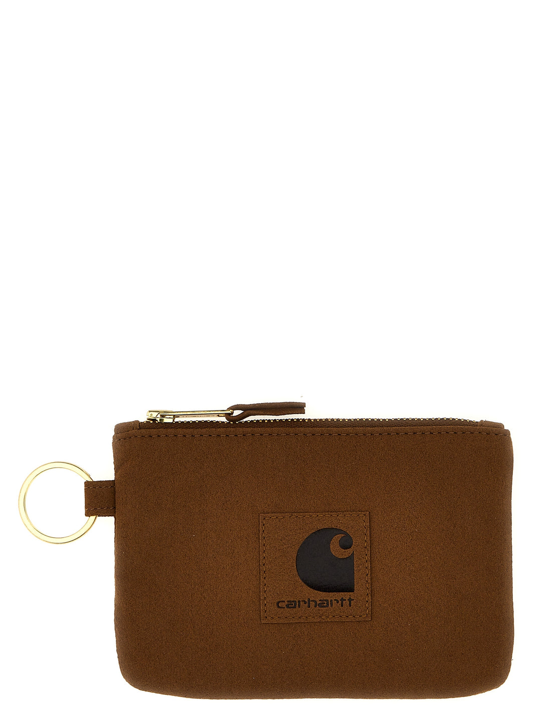 Logo Suede Wallet Wallets, Card Holders Brown