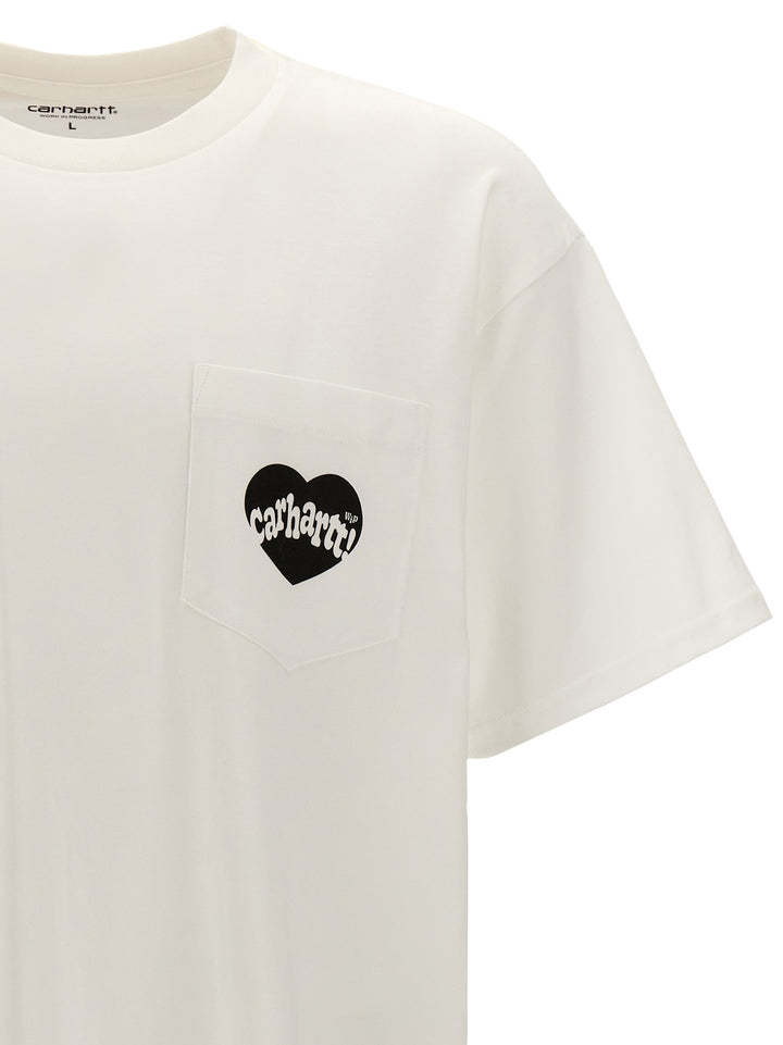 Amour Pocket T-Shirt White/Black