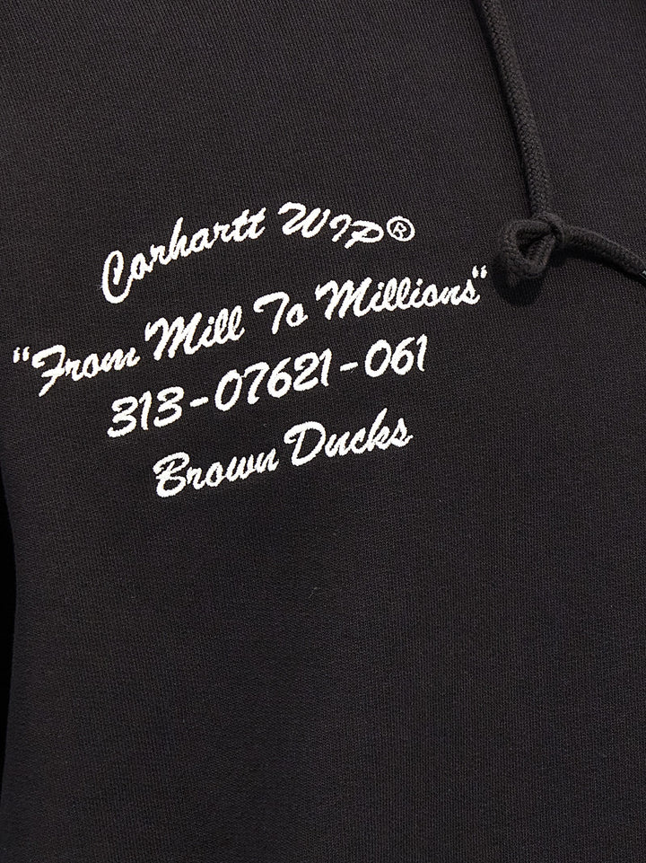 Brown Ducks Sweatshirt Black