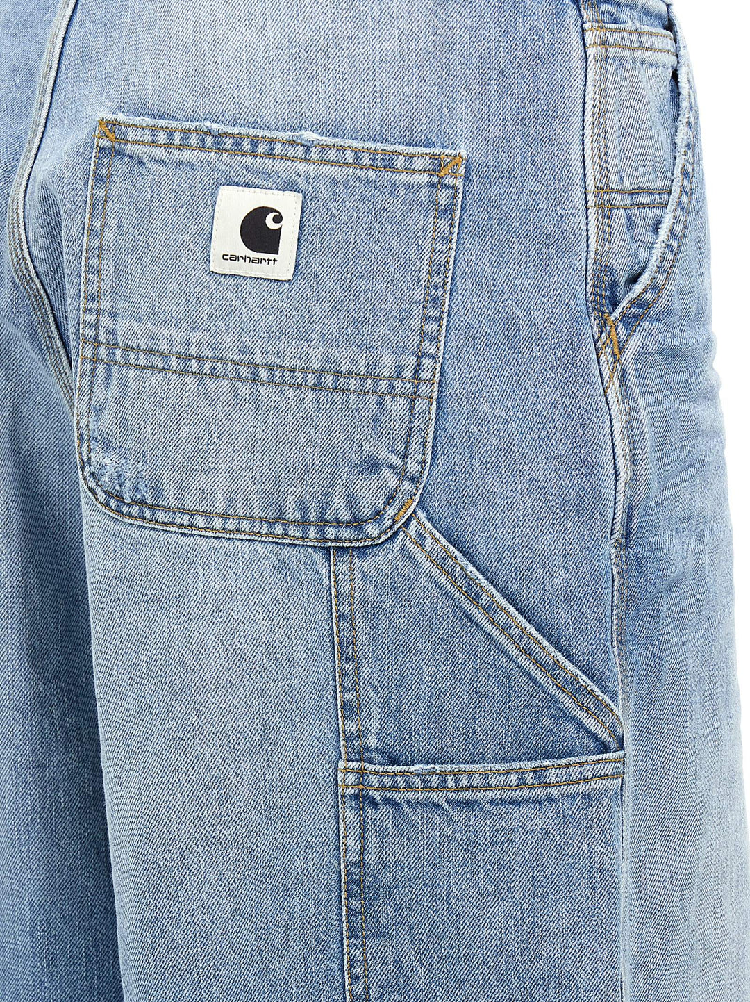 Carhartt Wip Brandon Single Knee Jeans - Light Blue | fcf61bf910c4f910b1b239328c0808343a959e95