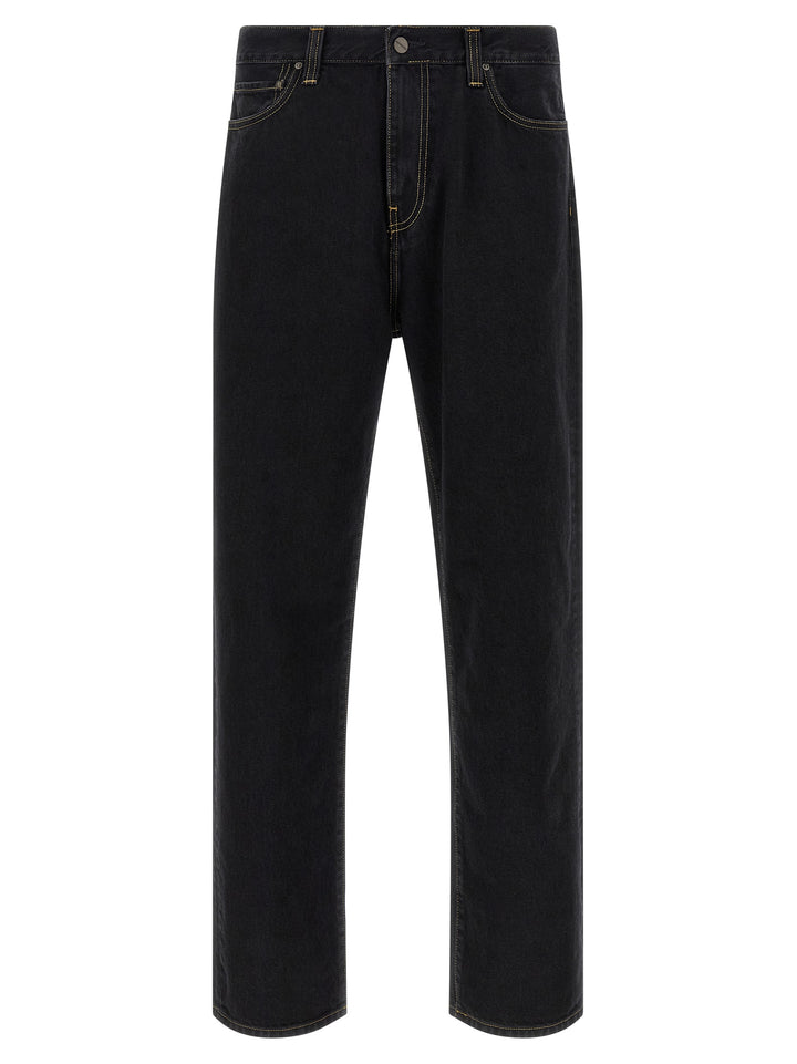 Carhartt Wip Aaron Jeans - Black | 30f6ed3380167dd27424c539cff5047cec9df742