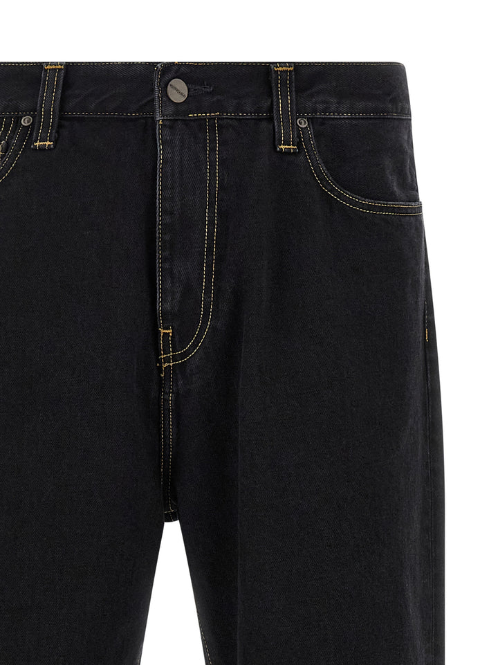 Carhartt Wip Aaron Jeans - Black | c57d53d7196b869b1cbb6e3adcfcc7193aa0c768