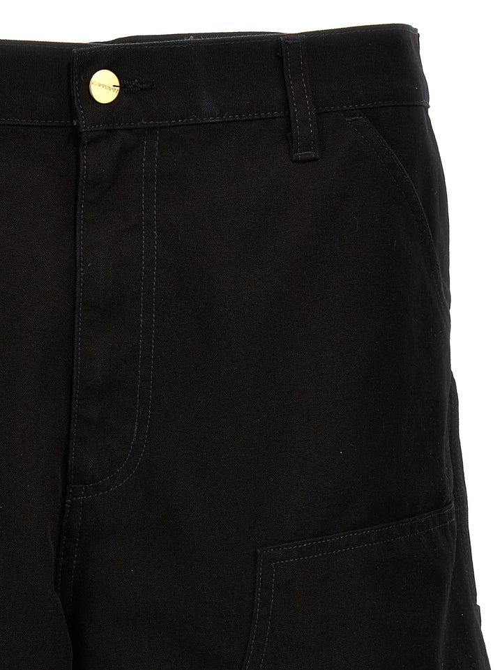 Carhartt Wip Double Knee Bermuda and Short - Black | 29dd356c6e0c5a3e68d9a5504f910af70bf25d9c
