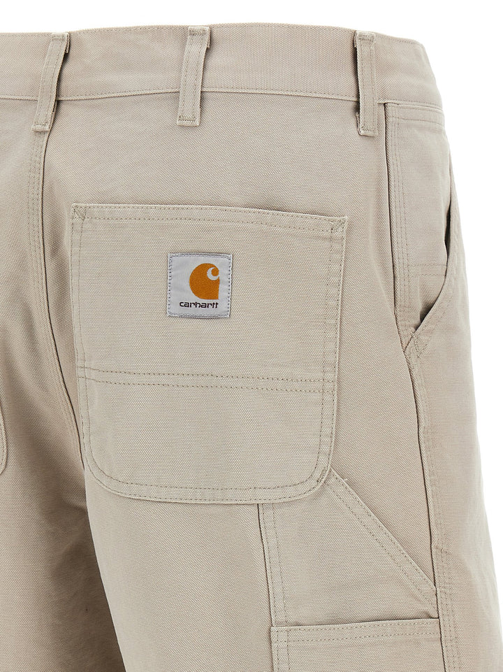Carhartt Wip Single Knee Bermuda and Short - Beige | 44ff6e45c9d1e01b30c160be013e2318857a7247