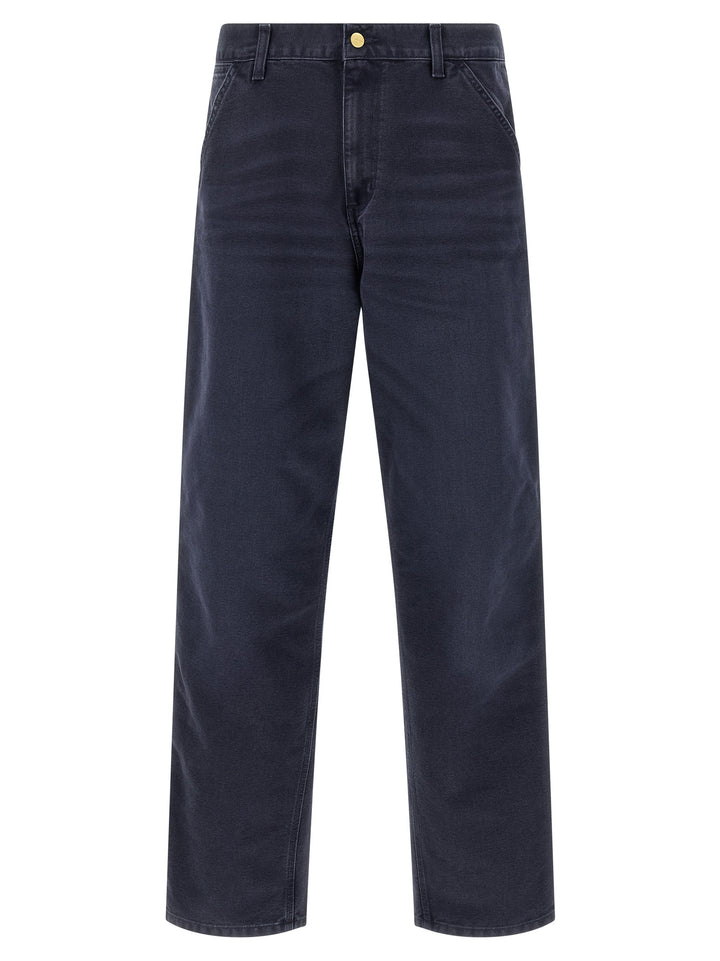 Carhartt Wip Single Knee Pants - Blue | 08339216423ae25151cf9509144891e2bcfb08b8