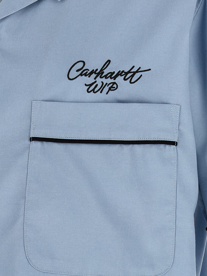 Carhartt Wip Bowl Shirt and Blouse - Light Blue | 860a68036b5230380d0c92a20f4aceef53fa9526
