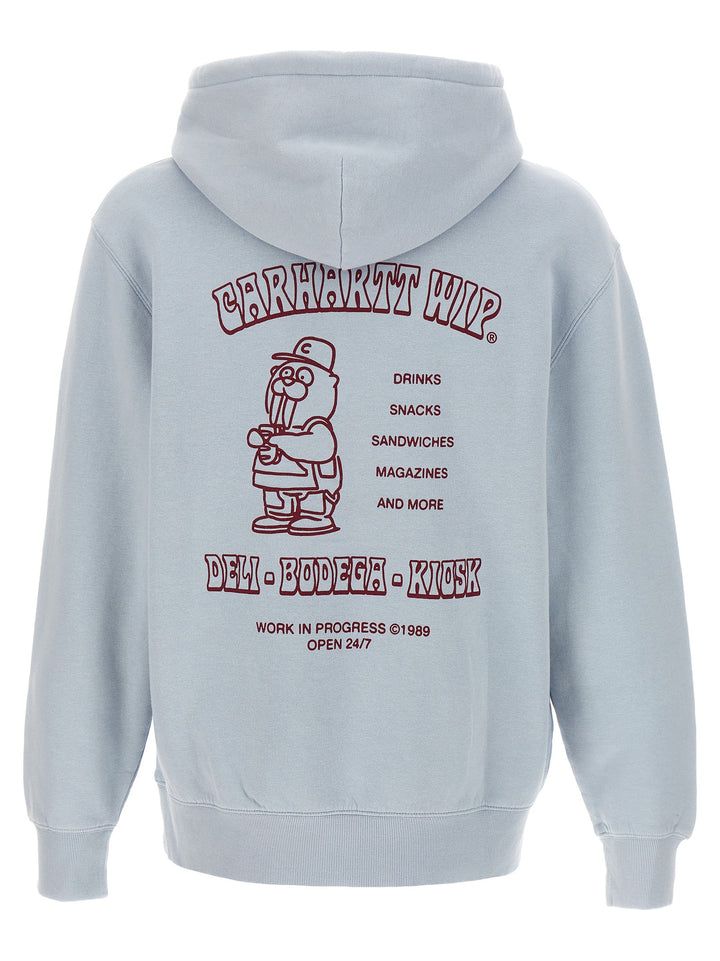 Carhartt Wip Hooded Sandwich Sweatshirt - Blue | 6672659839aec575f62c0384ab0dcb7c30854a4c