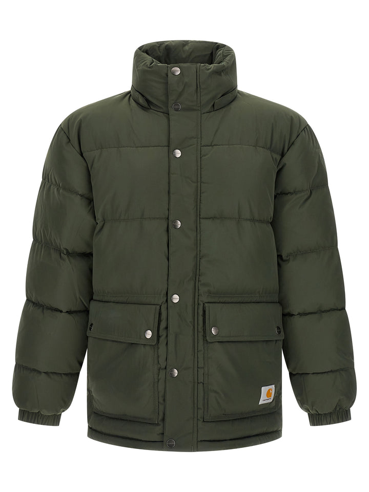 Carhartt Wip Brent Jacket Puffer Jackets - Green | b590dfa6d789bffe0f90a49f79b9f475c4df0649
