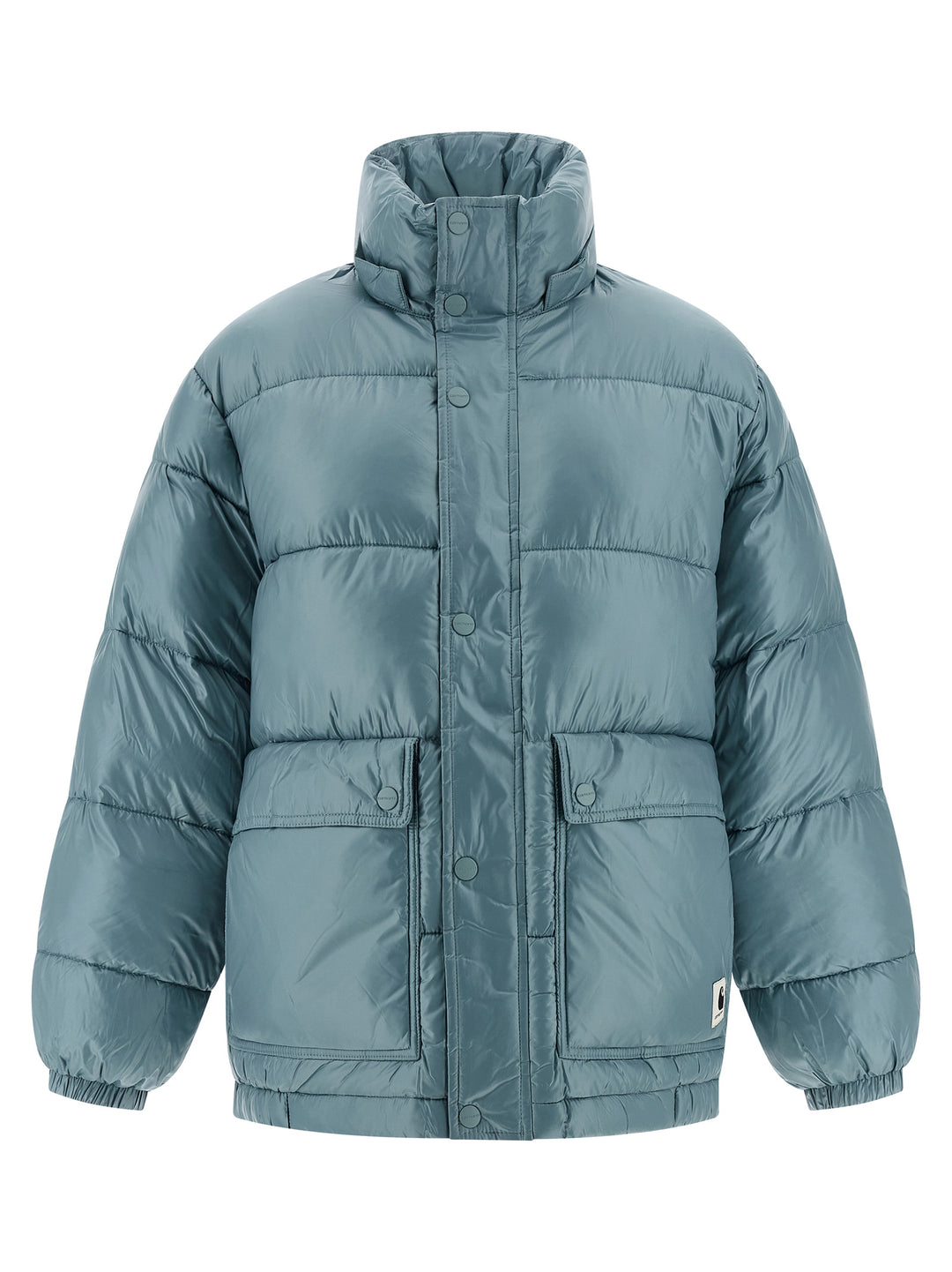 Carhartt Wip Benson Puffer Jackets - Light Blue | 0826f8dfeae327ea4e04823ffdf03b39273c15ee