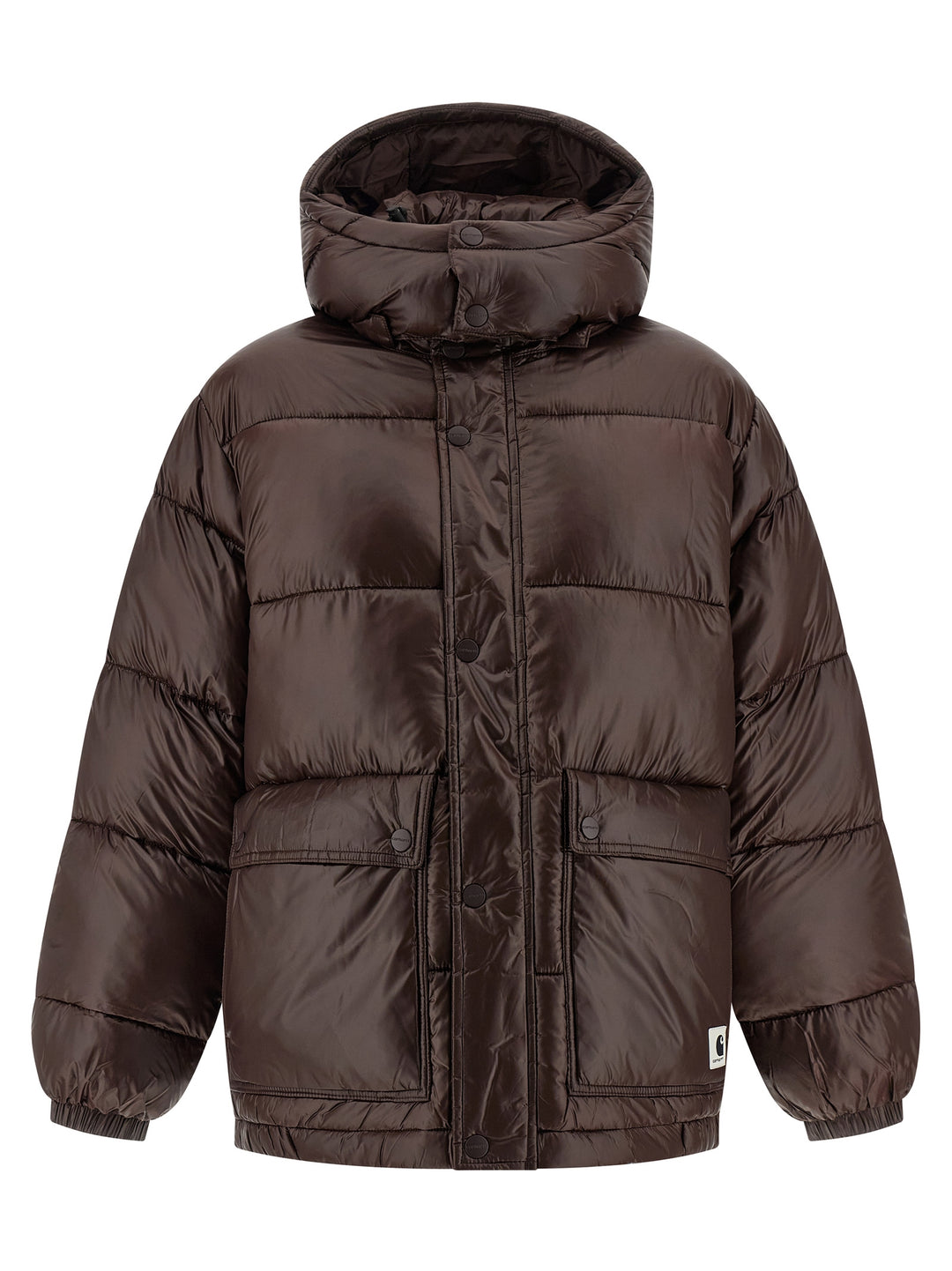 Carhartt Wip Benson Puffer Jackets - Brown | 03ea7f3c87126890071827e9ba8c6c7cb427b569