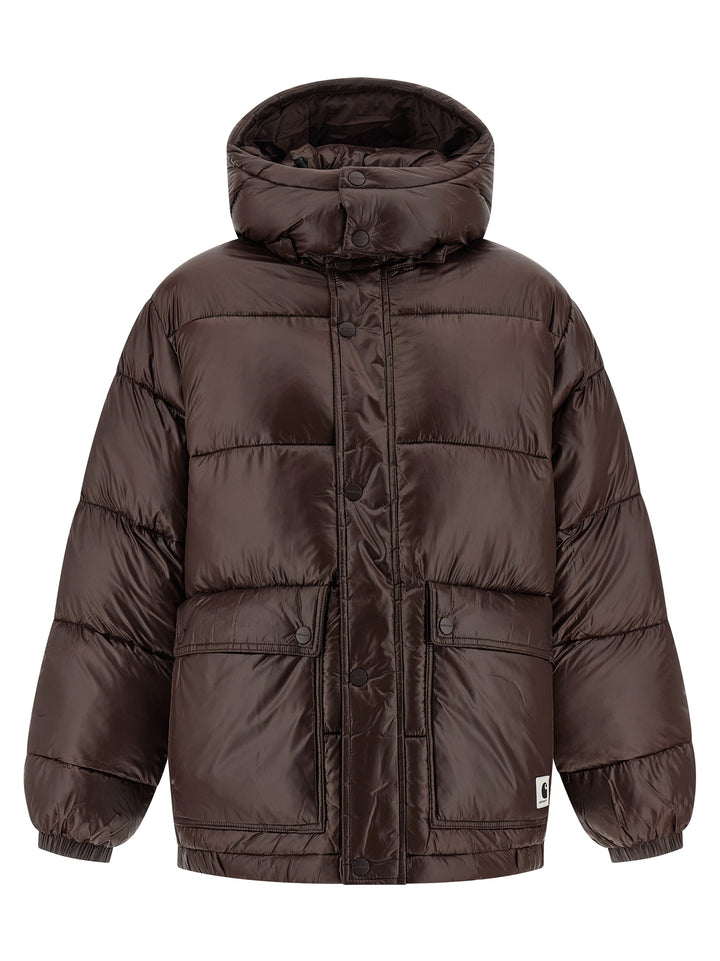 Carhartt Wip Benson Puffer Jackets - Brown | 03ea7f3c87126890071827e9ba8c6c7cb427b569