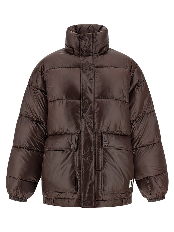 Carhartt Wip Benson Puffer Jackets - Brown | 1933d079e8f22980598f542b4918bbc8615fd574