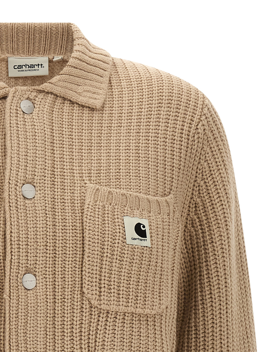 Carhartt Wip Michigan Sweater Sweaters and Cardigans - Beige | 6ee6cade7337f48bfd33a78152995123a30962c0