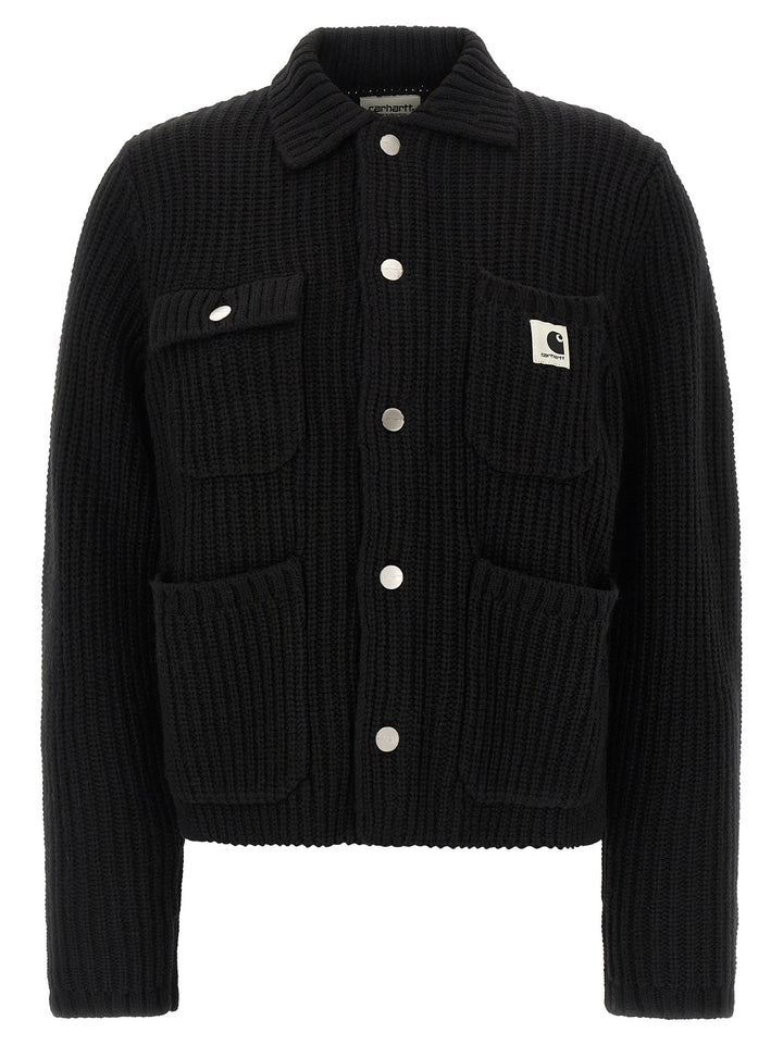 Carhartt Wip Michigan Sweater Sweaters and Cardigans - Black | 49953cba8ee41108ec42819d41b3a3c4ca6e43e4