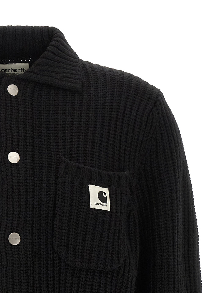 Carhartt Wip Michigan Sweater Sweaters and Cardigans - Black | 3206cfe3cad0b81ef3868b8b7a6fc841384eb427