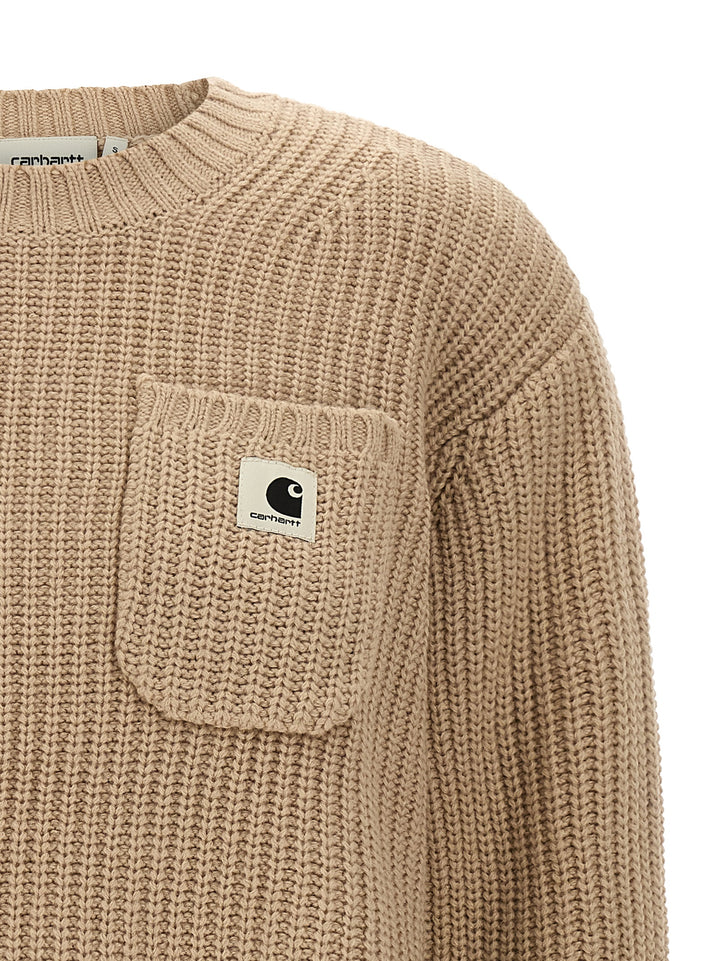 Carhartt Wip Mira Sweater Sweaters and Cardigans - Beige | 42be8d0510fb5ea4fc44cbd58fe21d9eae0ac069