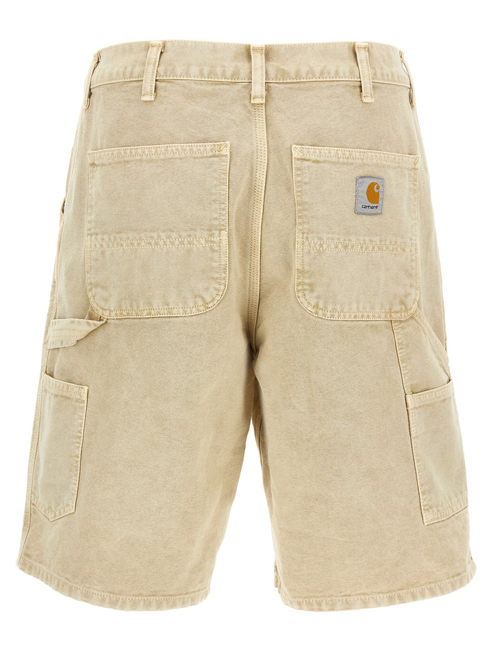 Carhartt Wip Single Knee Bermuda and Short - Beige | 121ae6687d155031fb557424fee43153d489405c