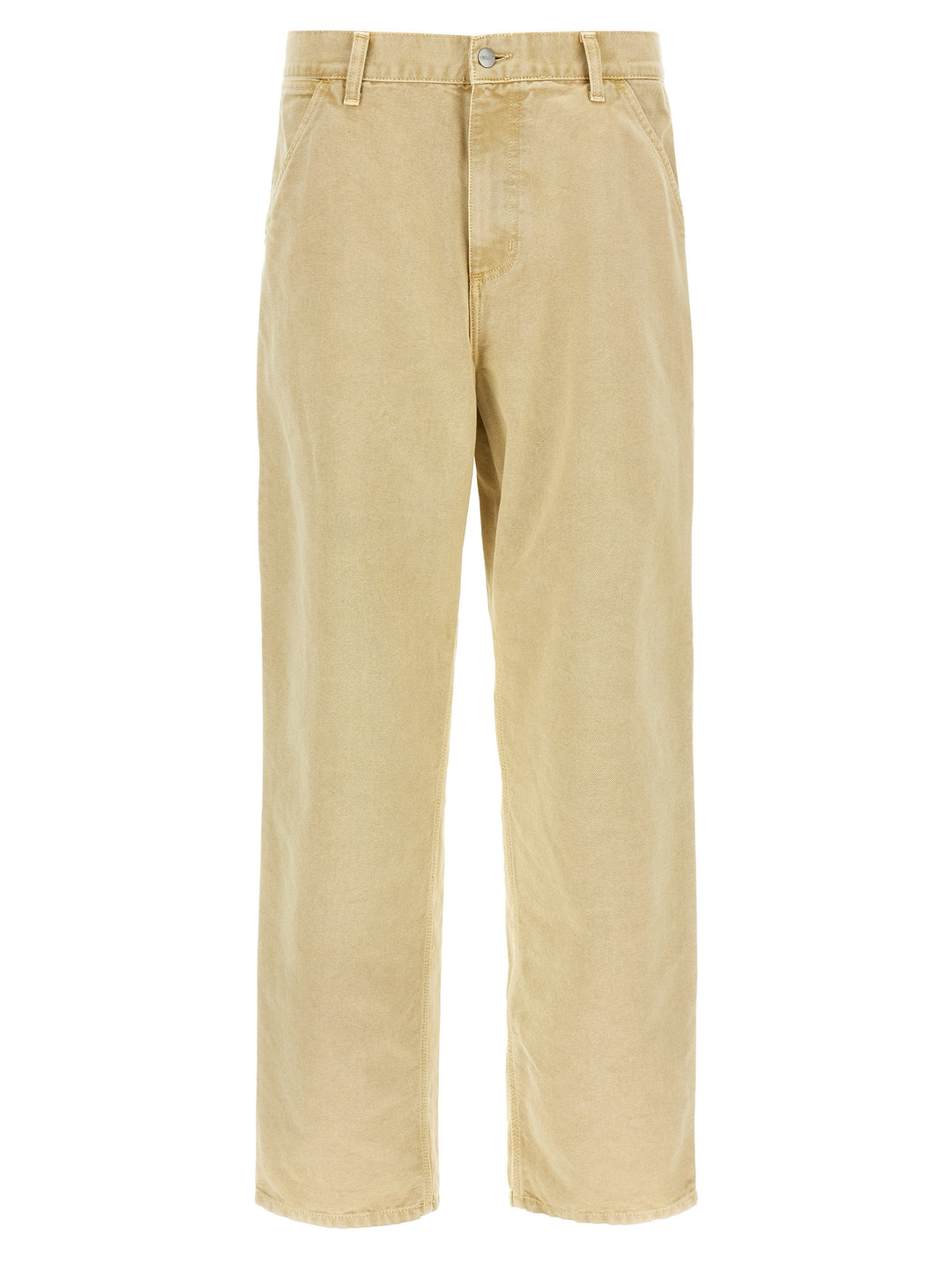 Carhartt Wip Single Knee Pants - Beige | 9a6dee5348760359a0415978a5cb02fb0189137b