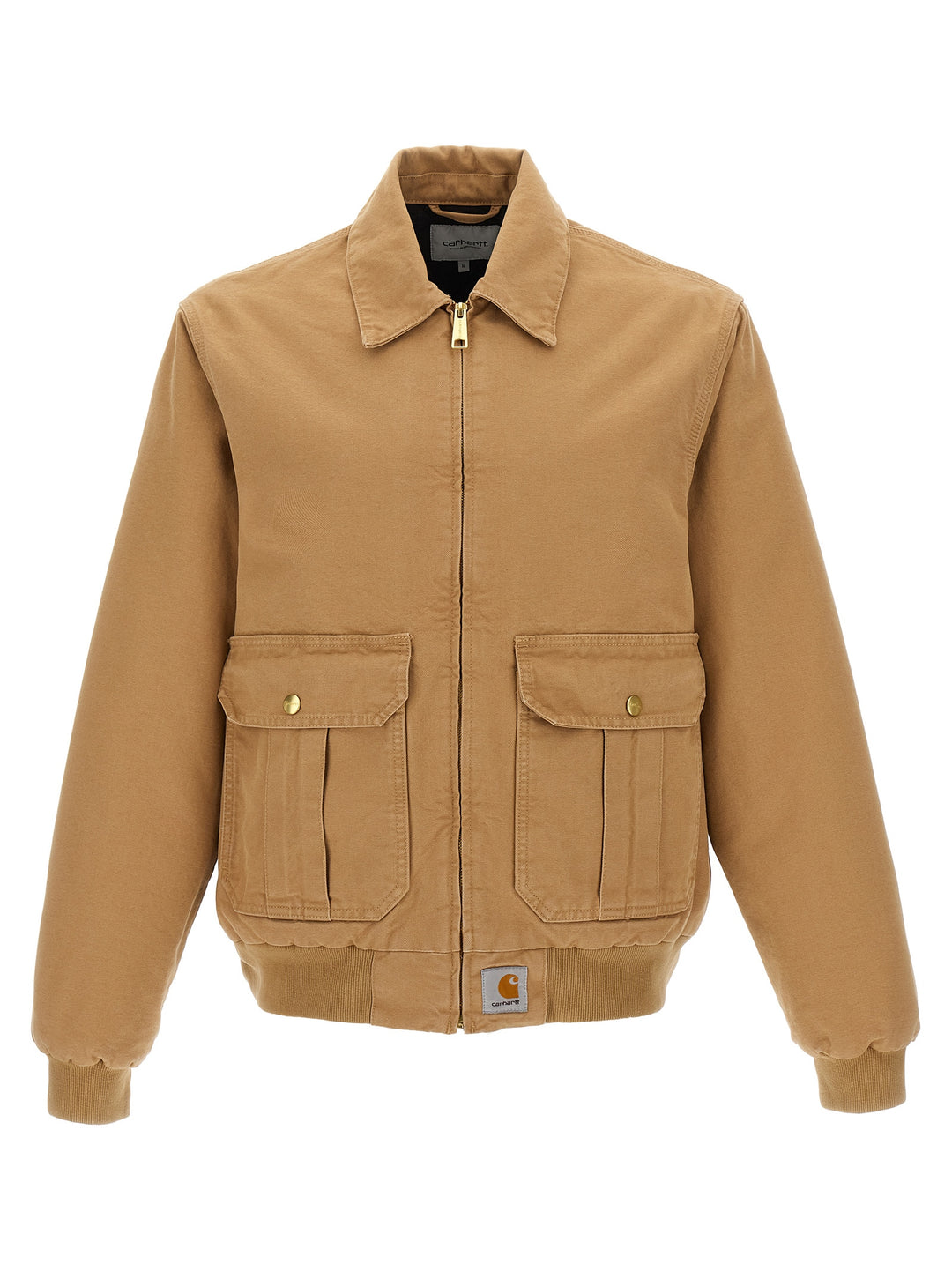 Carhartt Wip Stanton Puffer Jackets - Beige | 806984877fd3d642e0b5cb7bdae4379b4571a0fa