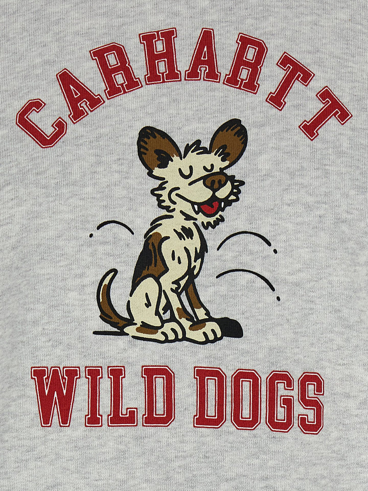 Carhartt Wip Wild Dog Sweatshirt - Gray | 5ff4859351c41b9097dc74157a1d06fc8a91ea43