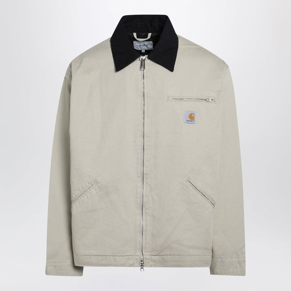 Og Detroit Jacket In Cotton Twill, Black Rinsed