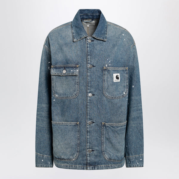 Og Michigan Jacket In Blue Destroyed Denim