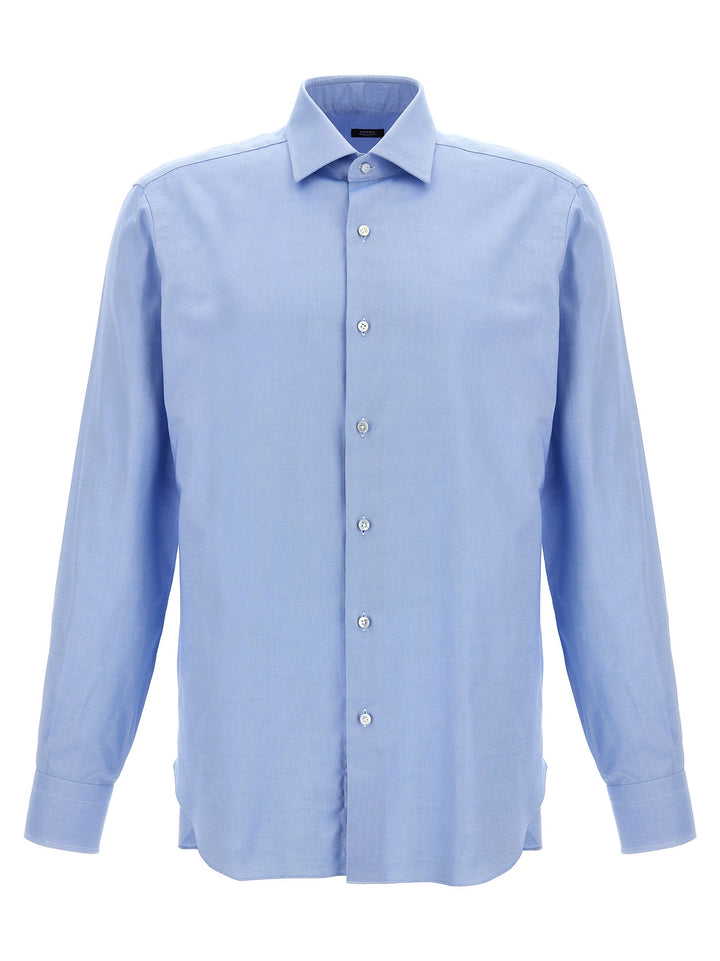 Cotton Shirt Shirt, Blouse Light Blue