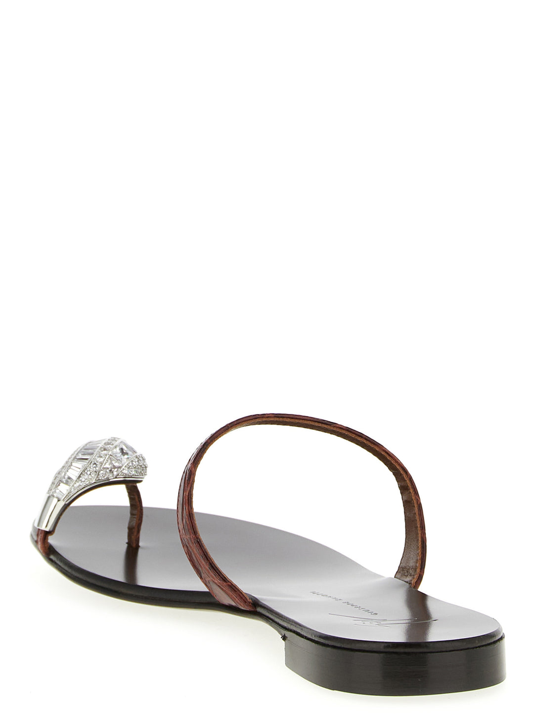Giuseppe Zanotti Icon Ring Sandals - Brown | 68f2090aa3bb2eb3da5de9ccd9086611991cc7f8