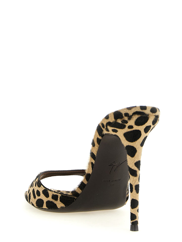 Giuseppe Zanotti Intriigo Savage Sandals - Multicolor | 6f4212116c4a0a456df24a2ad9a1b22db534492b