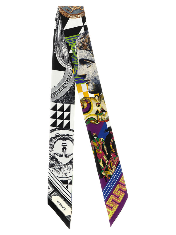 Silk Scarf Bandeaux Scarves And Foulards Multicolor