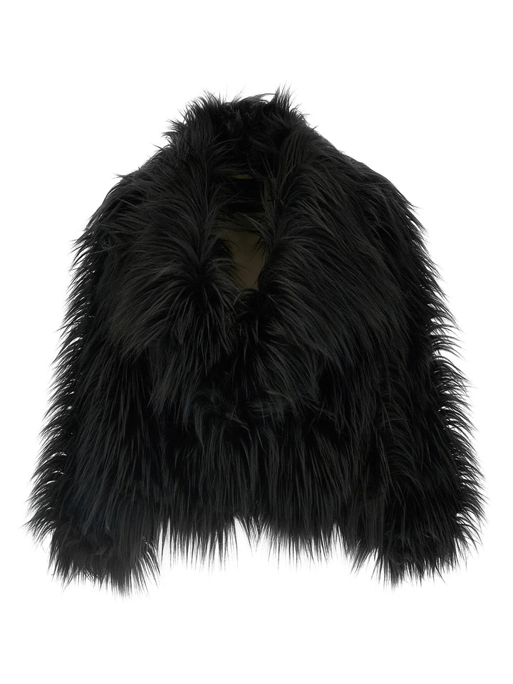 B&B Couture Eco  Long Hair Fur - Black | e7d53bf71e9e4c6804536d5052219884377194d0