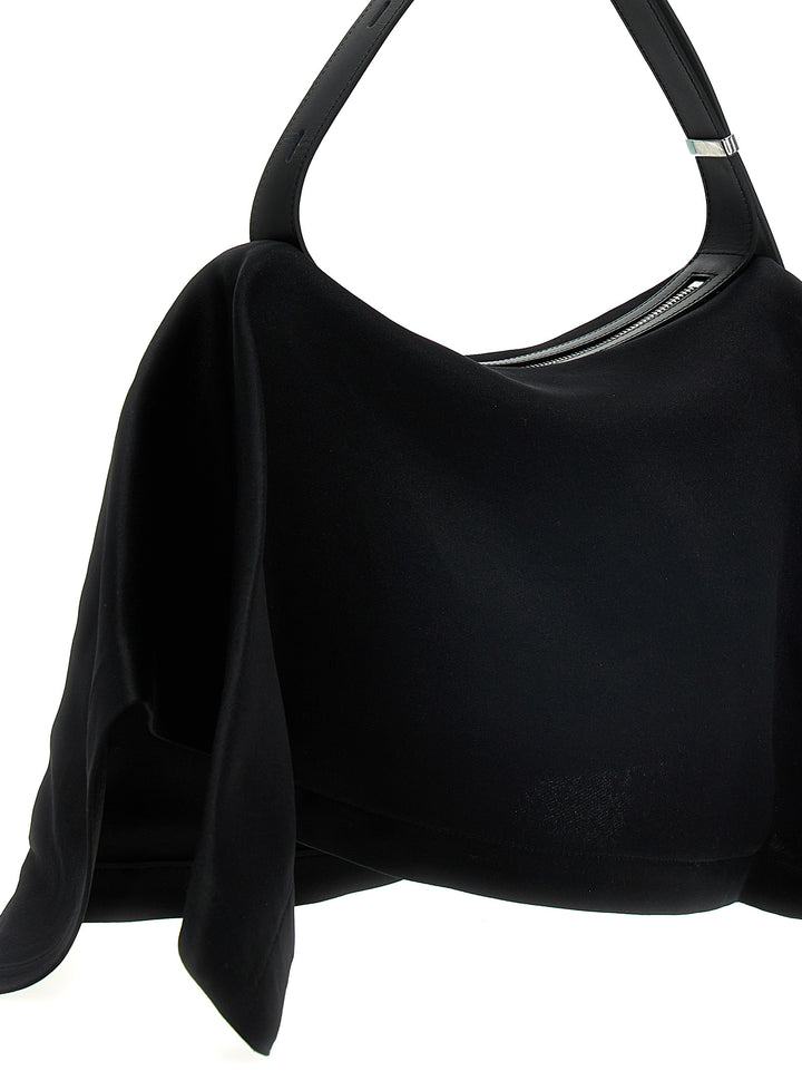 Issey Miyake Enveloping Square Shoulder Bags - Black | 6055433ff6966b6b60cb7b42f471ba09e0f2d747