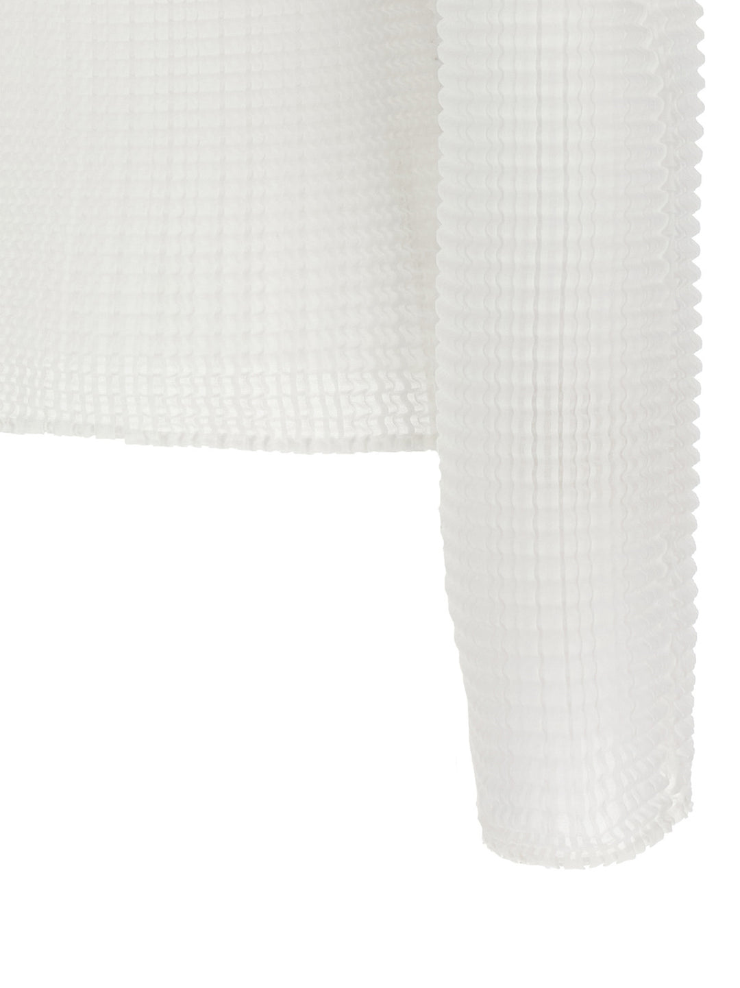 Issey Miyake Wooly Pleats-56 Shirt and Blouse - White | 83fd8fa64de3f3dbef696f841efd576beee43eed