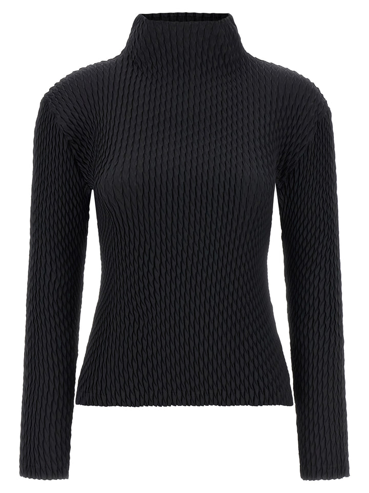 Issey Miyake Sleek Pleats Sweaters and Cardigans - Black | 6c08989a2d1065901fc12e51bd63f86822a9d53a
