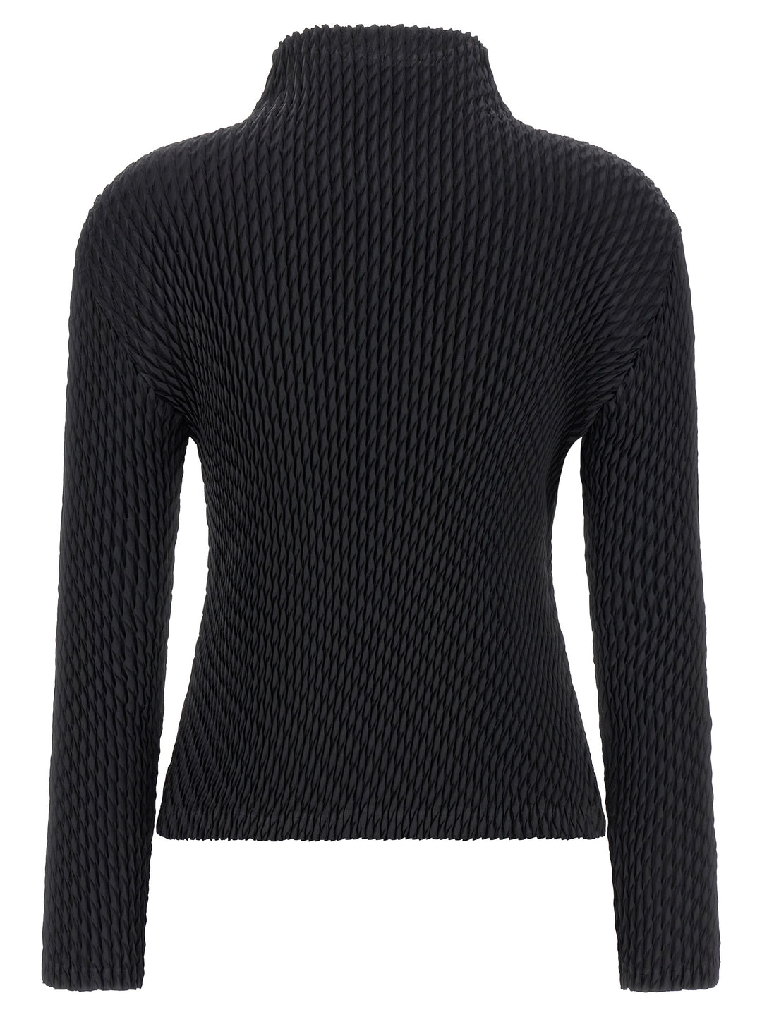 Issey Miyake Sleek Pleats Sweaters and Cardigans - Black | 449692ccdc135b0e23e82960c4aaf3c473439fc1
