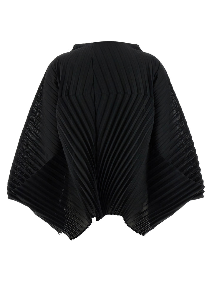 Issey Miyake Wave Pleats Shirt and Blouse - Black | 5ee79de2268de387b549f82fd42da27aee2c042f