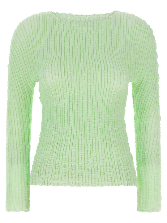 Jellyfish Pleats Sweaters And Cardigans Green