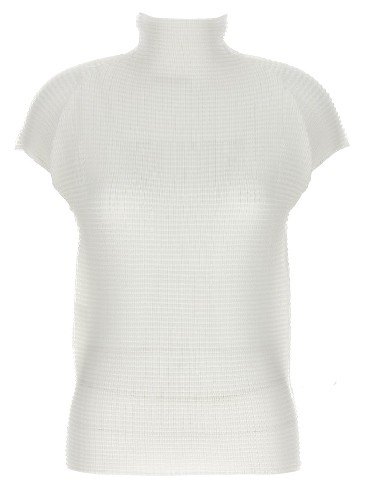Issey Miyake Wooly Pleats Shirt and Blouse - White | 4cb42441d5dff206d0ae69f25b175047b9c7ff3d